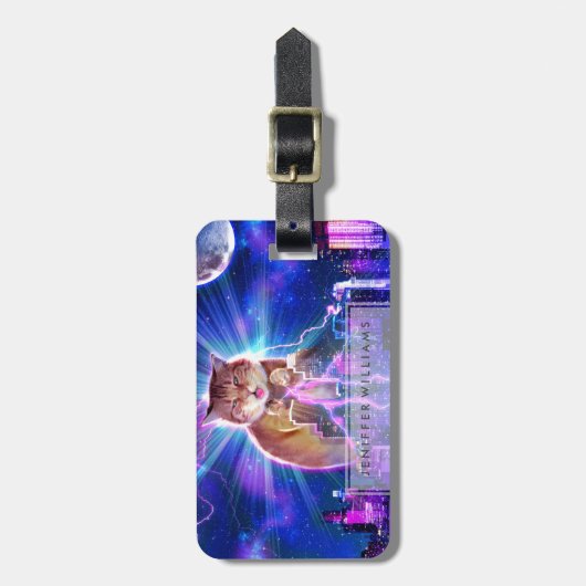 Catzilla Gepäckanhänger (Vorderseite vertikal)