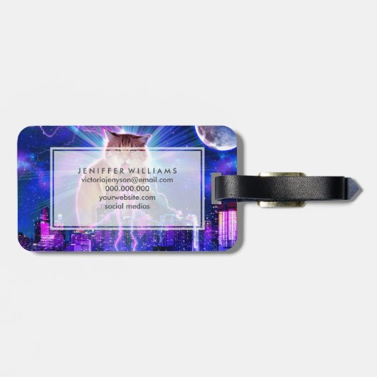 Catzilla Gepäckanhänger (Rückseite horizontal)