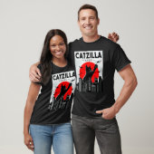 Catzilla Katze Katze Katze T-Shirt (Unisex)