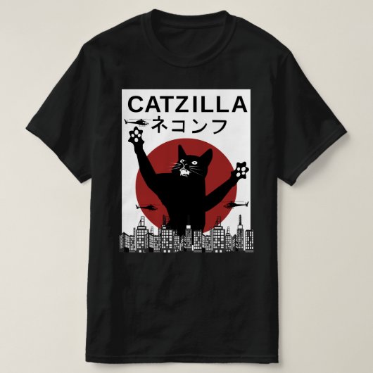 CATZILLA MONSTER T-Shirt (Design vorne)