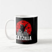 Catzilla Niedlich Cat Stuff für Katzen Lover Kaffeetasse (Links)