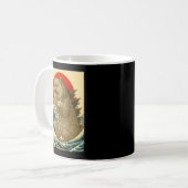 Catzilla Persian Cat Japanese Art For Men Women Ki Kaffeetasse (Vorderseite Links)