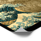 Catzilla Persian Cat Japanese Art For Men Women Ki Poster (Ecke)