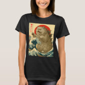 Catzilla Persian Cat Japanese Art For Men Women Ki T-Shirt (Vorderseite)