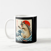 Catzilla Siamese Cat Japanese Art Funny Siamese Ca Kaffeetasse (Links)