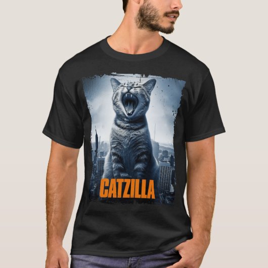 Catzilla T-Shirt (Vorderseite)