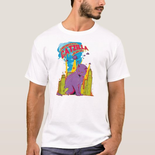 Catzilla T-Shirt (Vorderseite)