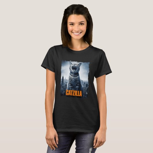 Catzilla T-Shirt (Vorne ganz)