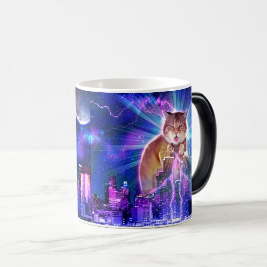 Catzilla Verwandlungstasse (VorderseiteRechts)