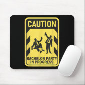 Caubachelor Party in Progress Funny Bachelor Mousepad (Mit Mouse)