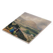 Caubul, von einem Friedhof auf dem Berg Ridg Fliese (Seite)