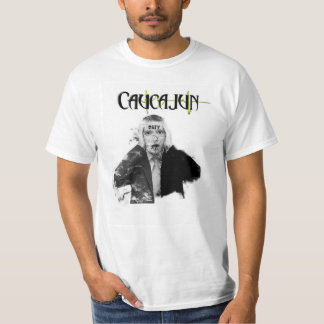 Caucajun befolgen weißes T-Stück T-Shirt