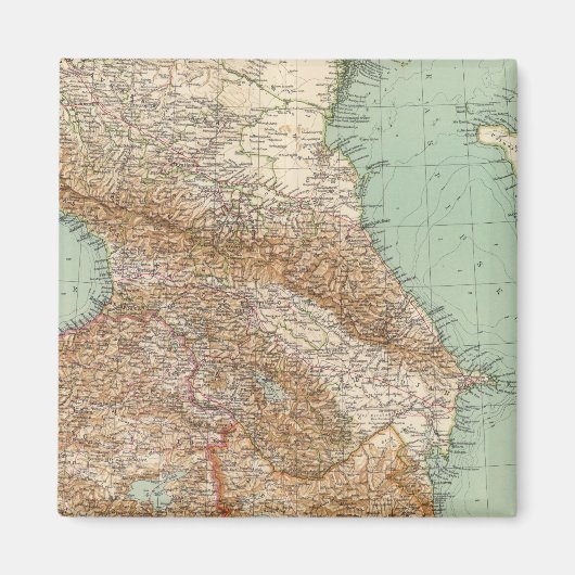 Caucasia 7374, Kaspisches Meer Magnet (Vorne)