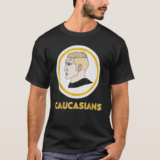 Caucasians  Vintage Caucasians Pride T-Shirt (Vorderseite)