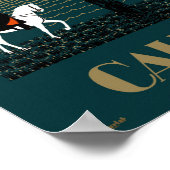 Caucasus Vintage Travel Poster Restored (Ecke)