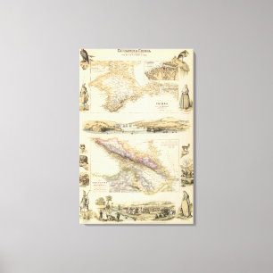 Caucausus und Krim Leinwanddruck