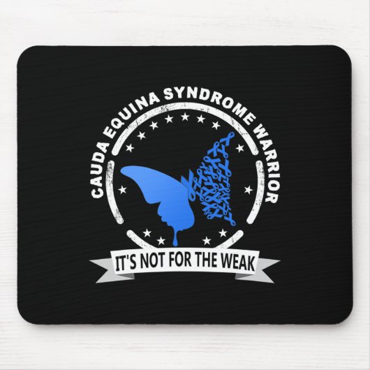 Cauda Equina Syndrom Warrior 1 Mousepad (Vorne)