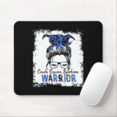 Cauda Equina Syndrom Warrior Blue Ribbon Awarenes Mousepad (Mit Mouse)