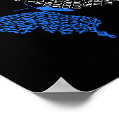 Cauda Equina Syndrom Warrior Poster (Ecke)