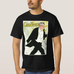 Caudieux von Toulouse Lautrec, Vintager Jugendstil T-Shirt