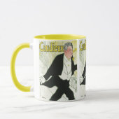 Caudieux von Toulouse Lautrec, Vintager Jugendstil Tasse (Links)