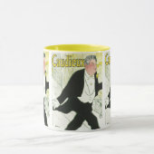 Caudieux von Toulouse Lautrec, Vintager Jugendstil Tasse (Zentrum)