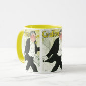 Caudieux von Toulouse Lautrec, Vintager Jugendstil Tasse (Vorderseite Links)