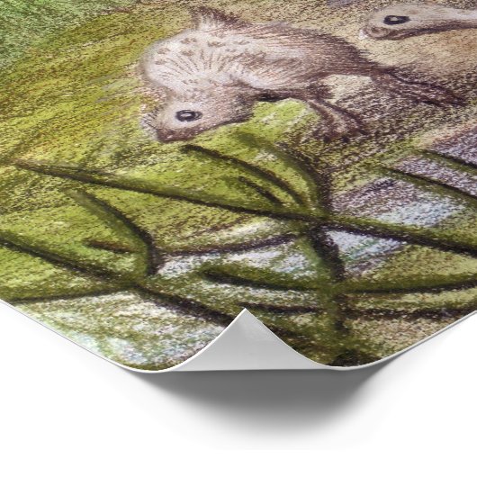 Caudipteryx Poster (Ecke)