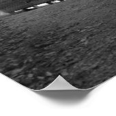 Caughron Barn, Cades Cove, b&w Poster (Ecke)