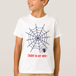Caught In My Web – Funny Spider Halloween T-Shirt