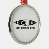 Caught The Eddy Lost The Plot Ornament Aus Metall (Rechts)