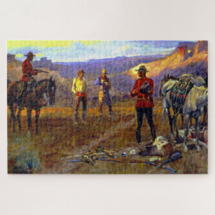 „Caught With the Goods“ von Charles M Russell Puzzle