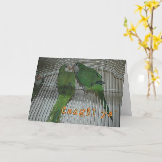 Caught Ya Karte (Gelbe Blume)