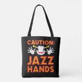 Caujazz Hands Dancer Performer Theater Tasche (Rückseite)