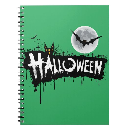 Cauldron Chronicles: SpiralNotebook zu Halloween Notizblock (Vorderseite)