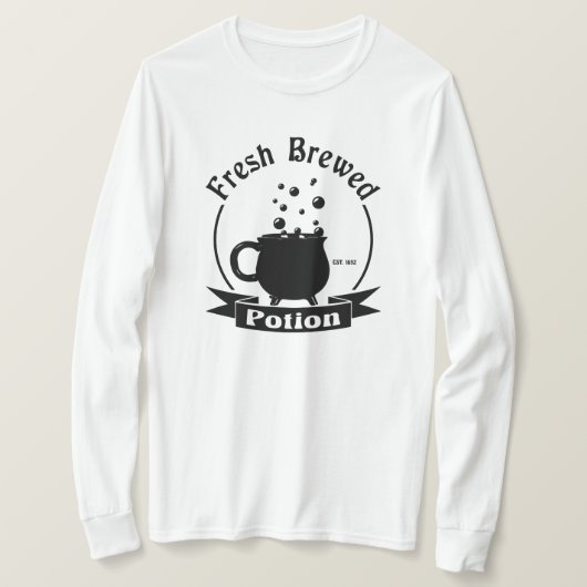 Cauldron Cup Design für frisch gebrannte Tränke T-Shirt (Design vorne)