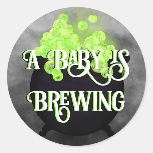 Cauldron Diaper Raffle Runder Aufkleber (Vorderseite)