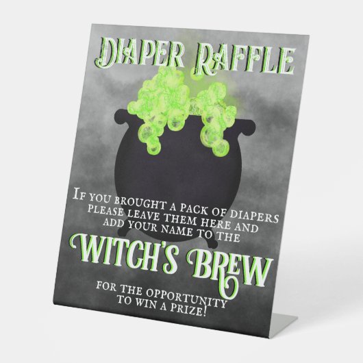 Cauldron Diaper Raffle Sockelschild (Vorderseite)