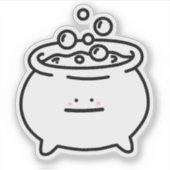 Cauldron doodle aufkleber (Vorderseite)