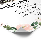 Cauldron Halloween Babydusche Mimosa Bar Sign Poster (Ecke)