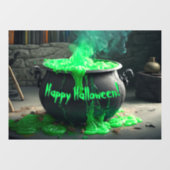 Cauldron Halloween Fensteraufkleber (Blatt)