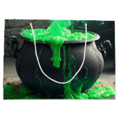 Cauldron Halloween Große Geschenktüte (Rückseite)