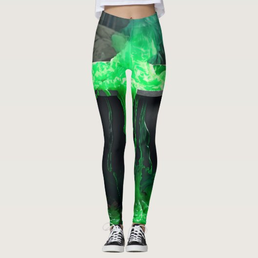 Cauldron Halloween Leggings (Vorderseite)
