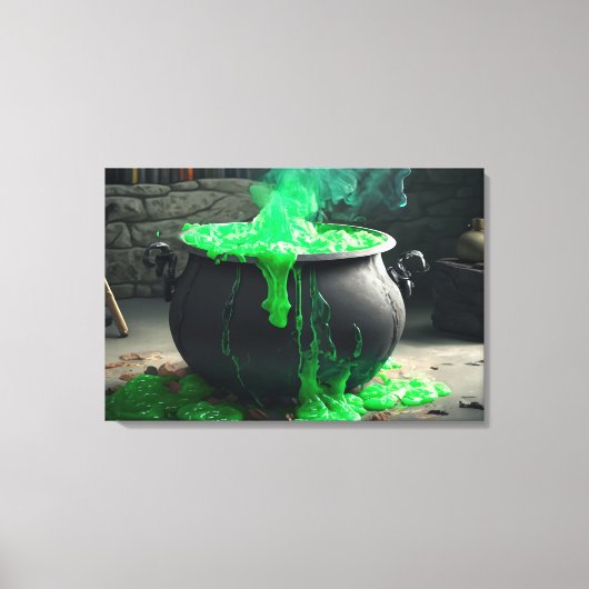 Cauldron Halloween Leinwanddruck (Vorderseite)