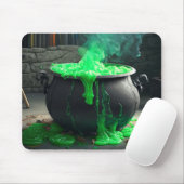 Cauldron Halloween Mousepad (Mit Mouse)