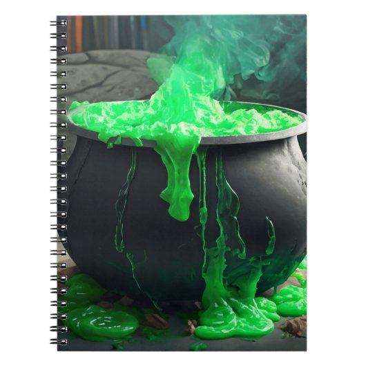 Cauldron Halloween Notizblock (Vorderseite)