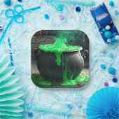 Cauldron Halloween Pappteller (Party)