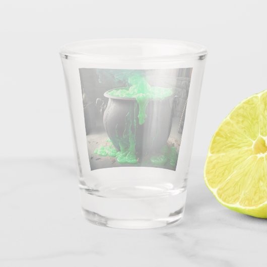 Cauldron Halloween Schnapsglas (Rückseite)