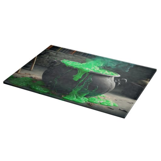 Cauldron Halloween Schneidebrett (Ecke)