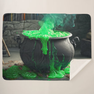 Cauldron Halloween Sherpadecke